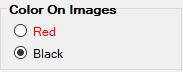 You may choose between Red or Black as a document's color.