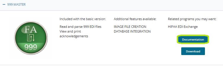 The �Documentation" button.
