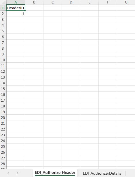 Sample Excel file with multiple sheets (Header and Detail).