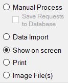 "Screen" option in "Output Mode."