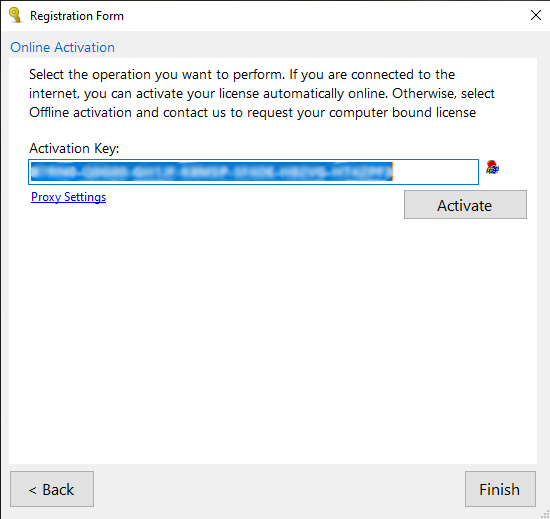 Replace the old key, if any, with the new key.