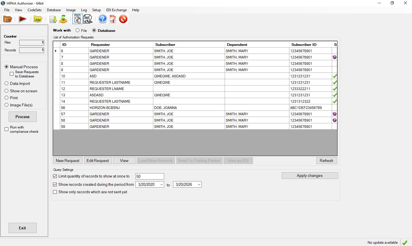 12.2 auth populated grid