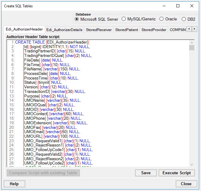 5.2 auth table window