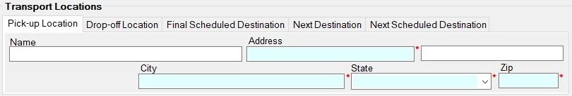 The "Transport Locations" section.
