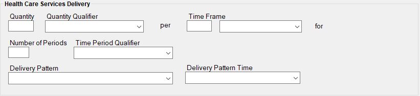 The "Health Care Services Delivery" section.