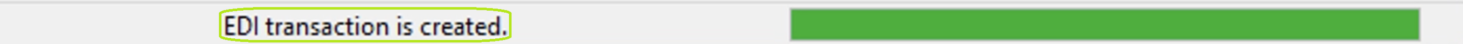 Number of EDI files created.