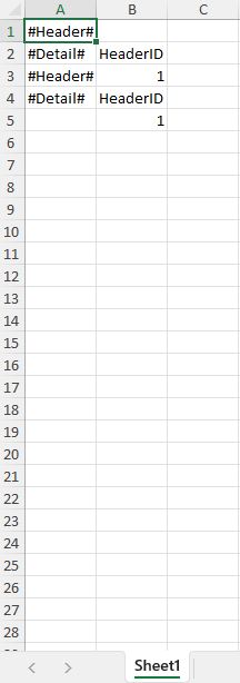 Sample Excel file with a single sheet.