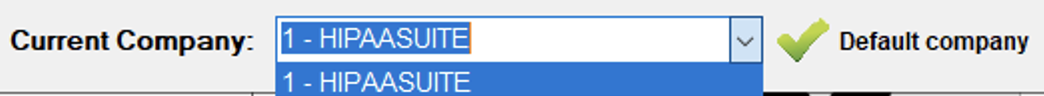 The "Company Identity" selection is under the "Current Company" drop-down menu.