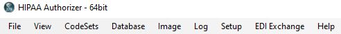 The Tab Menu Bar may contain different tabs depending on the licensed modules.