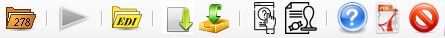 The Task Bar allows quick access to the most important functions.