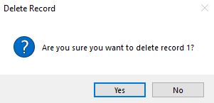 Delete Authorization Request pop-up.