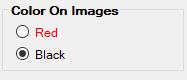 You may choose between Red or Black as a document's color.