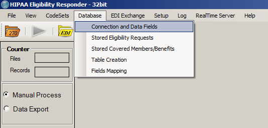 EligResponder selecting database connection