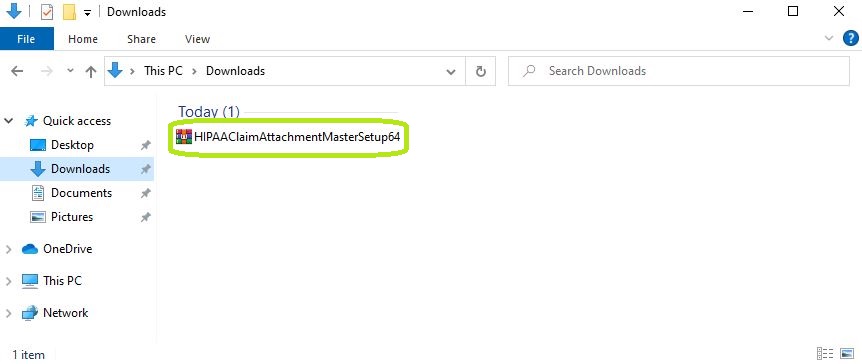 The ZIP file is in the "Downloads" folder. The ZIP file is in the "Downloads" folder.