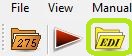 The "EDI Editor" icon is also in the Taskbar. The "EDI Editor" icon is also in the Taskbar.