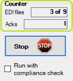 The file counter at the bottom of the info bar. The file counter at the bottom of the info bar.