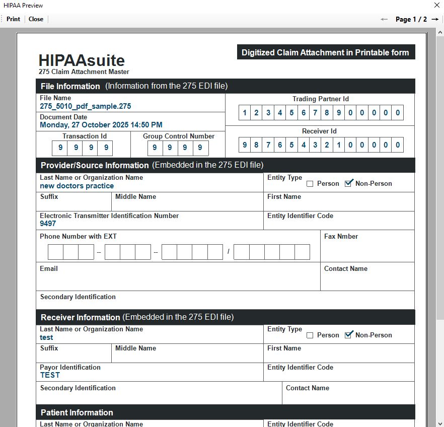 A file image created from a database record. A file image created from a database record.