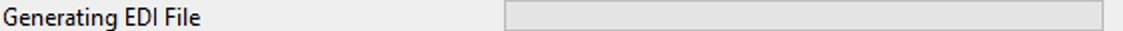 The progress bar at the bottom of the window. The progress bar at the bottom of the window.