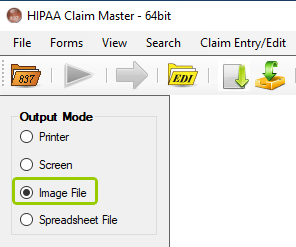 The "Image File" mode.
