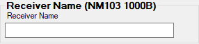 The "Receiver Name (NM103 1000B)" box.