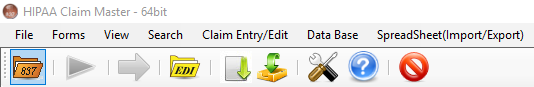 The Taskbar allows quick access to the most important functions.