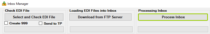 The "Process Inbox" button.