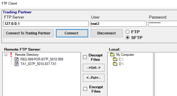 These are the "Remote FTP Server" options.