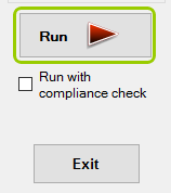 The "Run" button.