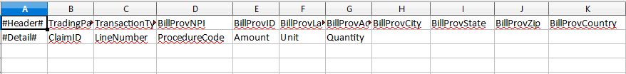 Sample Excel file with a single sheet.