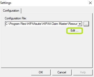 The "Edit" button. 