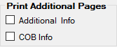 The "Print Additional Pages" box.