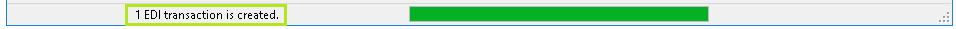 Number of EDI files created.