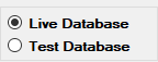 The "Database Status" box.