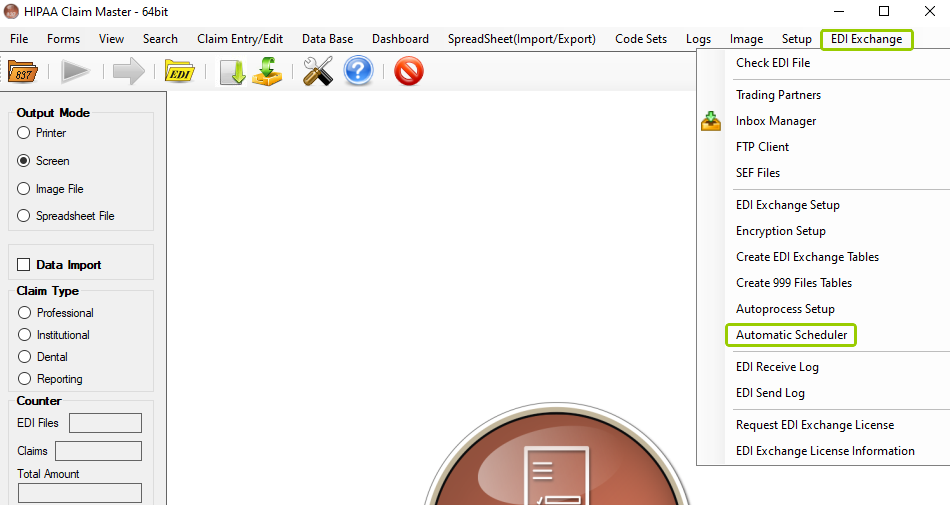 The "Task Scheduler" window.