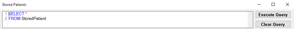 The "Query Box" with the "Execute Query" and "Clear Query" buttons.