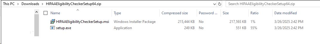 Select the "Setup.exe" item to download the application with EDIdev.