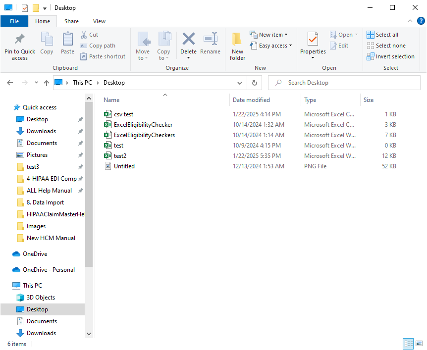 A window will open showing the location of the template spreadsheet.