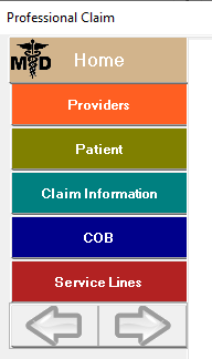 The five main data groups.
