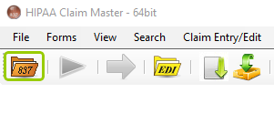 The "Open Document" icon.