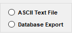 The two index-type options.