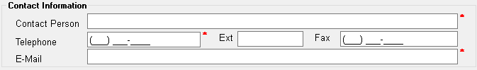 The "Contact Information" box.