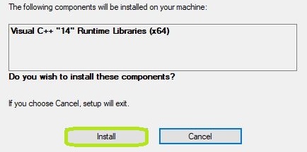 The HIPAA Claim Payment Master setup window to begin the installation process. To start, click on the "Install" button. If you wish to stop, click on "Cancel." 