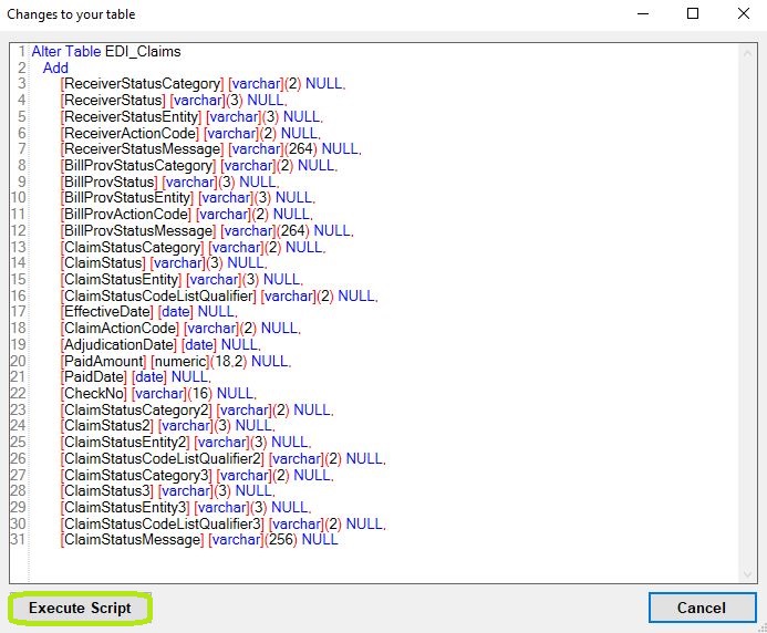 Changes to your table pop-up window. Changes to your table pop-up window.