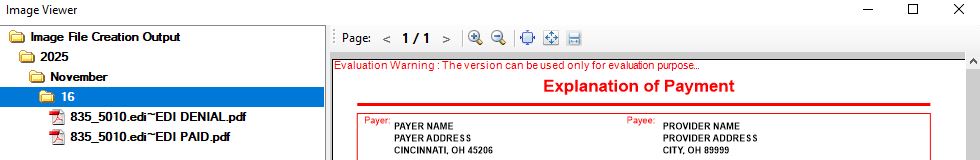 The "Image Viewer" window. The "Image Viewer" window.
