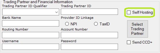 Self-Hosting checkbox.