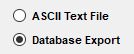 The two index-type options.