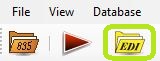 The "EDI Editor" icon is also in the Taskbar.