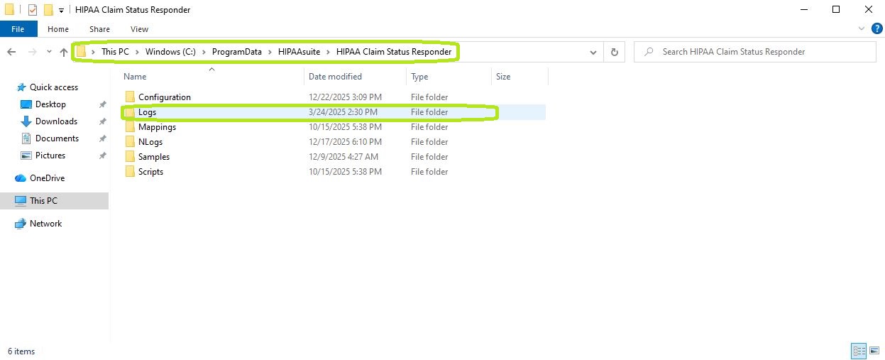The directory pathway for the daily logs. The directory pathway for the daily logs.