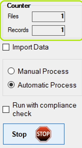 The file counter at the bottom of the info bar. The file counter at the bottom of the info bar.