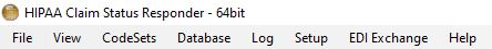 The Tab Menu Bar may contain different tabs depending on the licensed modules. The Tab Menu Bar may contain different tabs depending on the licensed modules.